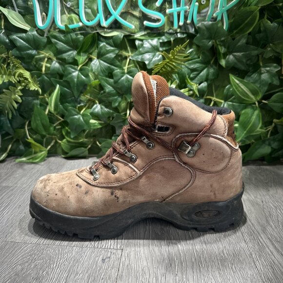 Vintage Nike ACG Hiking Waterproof Leather Boots Men Size US 9 Brown main image 8
